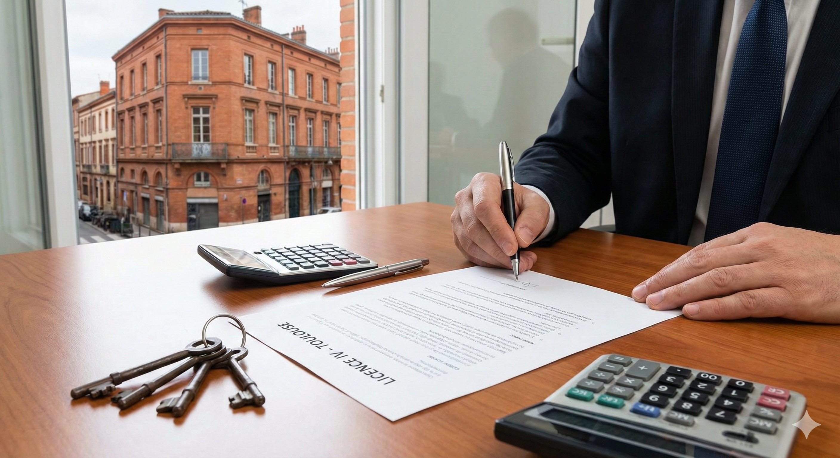 Signature d'un acte d'achat de licence 4 à Toulouse